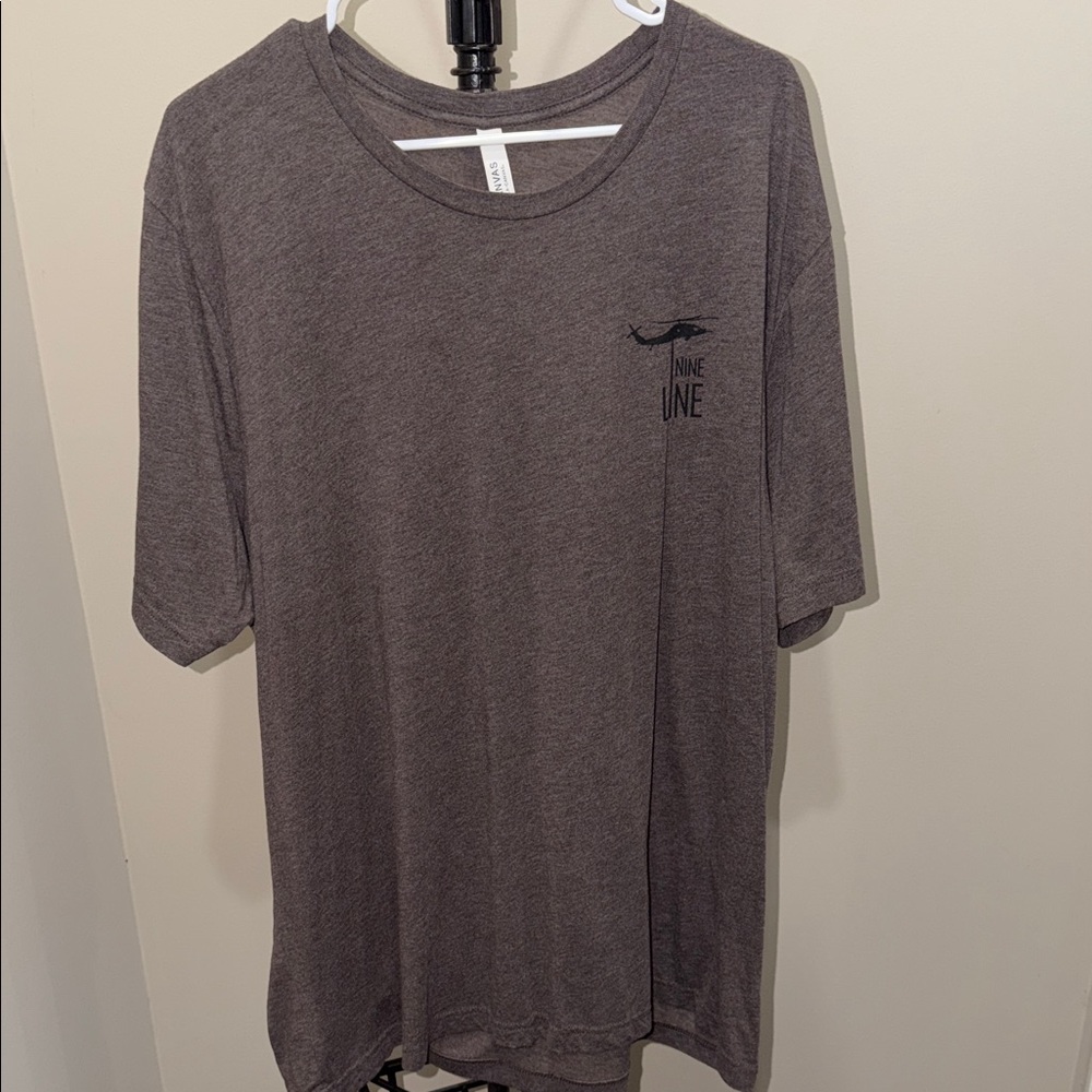 Nine Line Men's Short-Sleeve Crewneck T-Shirt - Charcoal Gray